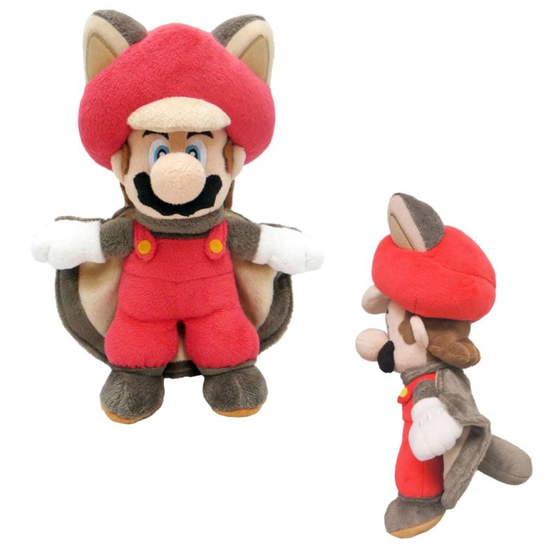 SUPER MARIO - Flying Squirrel Mario - Peluche 24cm