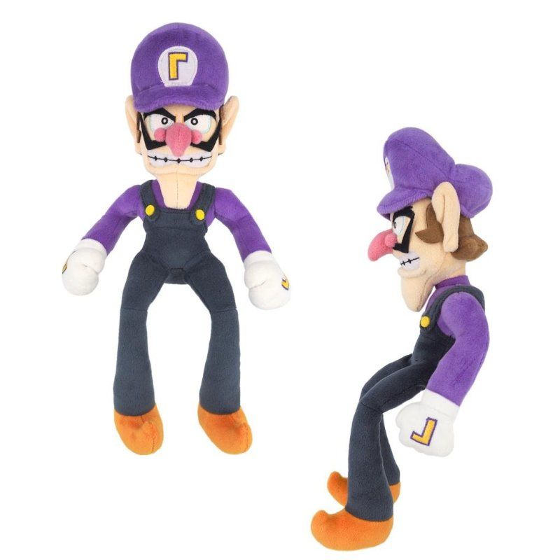 STOCK2 - SUPER MARIO - Waluigi - Peluche 31cm