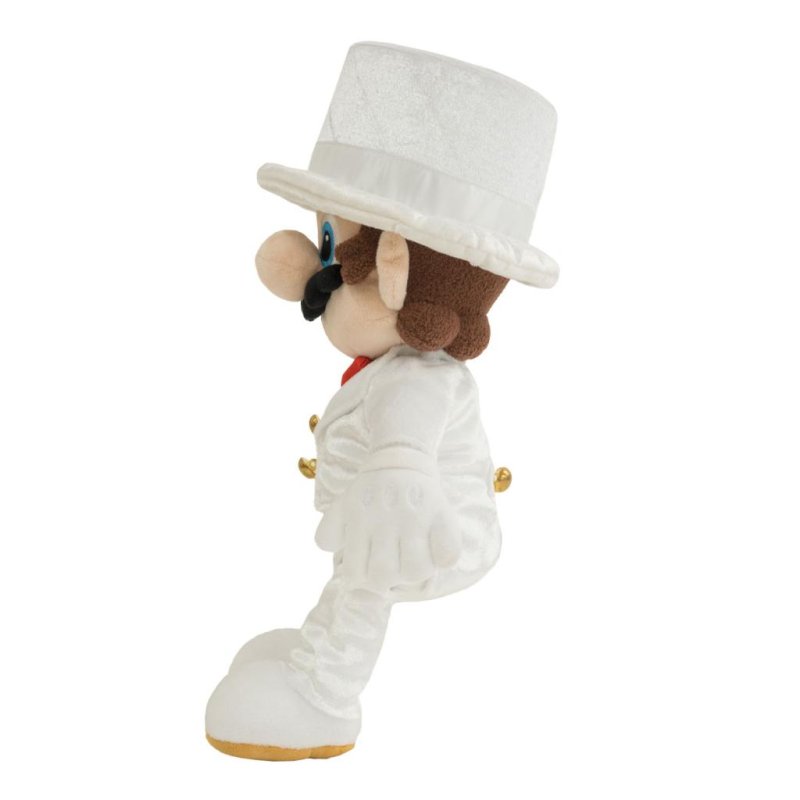 MARIO ODYSSEY - Mario "Tenue de Mariage avec boite" - Peluche 35cm