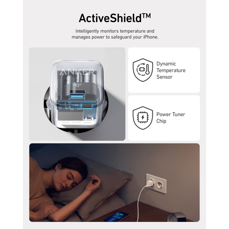 Anker 511 Charger (Nano Pro) offline only Mobile phone, Tablet White USB Fast charging Indoor