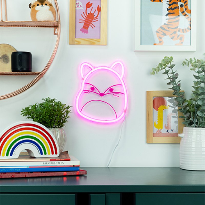 Squishmallows - Fifi Neon Wall Light - Pink
