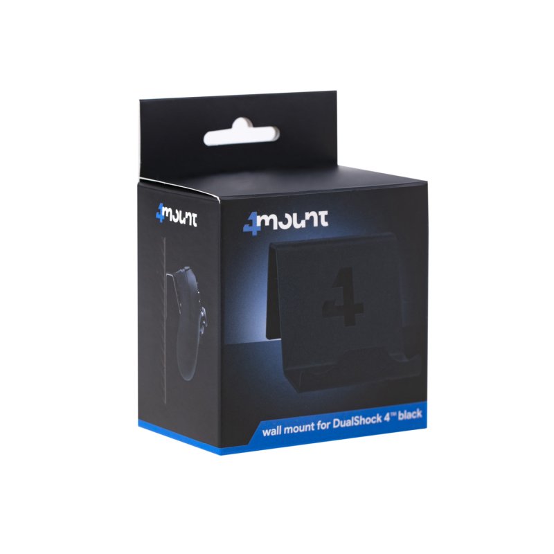 4mount - Wall Mount For Controller DS4 - Black