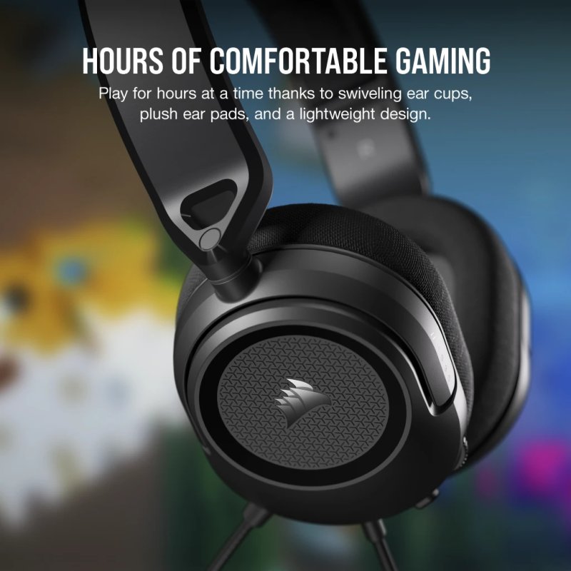 Corsair HS35 SURROUND v2 Casque Avec fil Arceau Jouer Noir