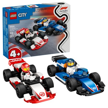60464 City F1 Williams Racing und Haas F1 Rennautos
