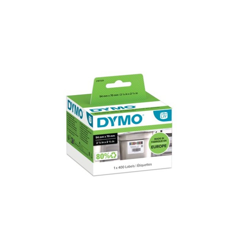 DYMO Labels for LabelWriter 54 x 70 mm, 400 labels