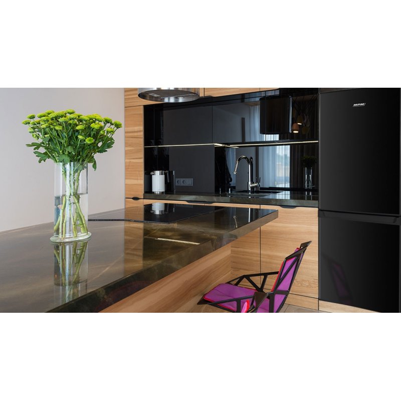 MPM MPM-182-KB-39 réfrigérateur-congélateur Pose libre 182 L E Noir