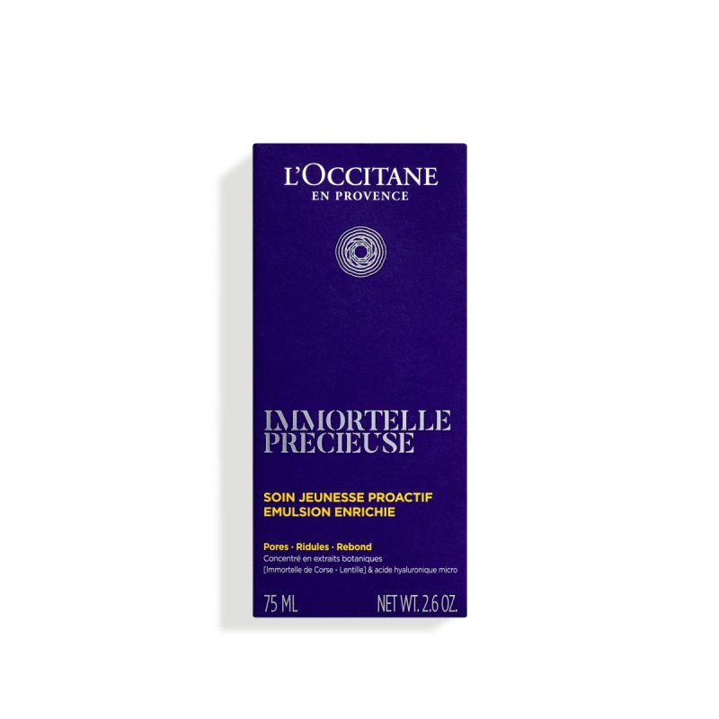 L'Occitane Immortelle Precious crème hydratante pour le visage Femmes 75 ml Émulsion