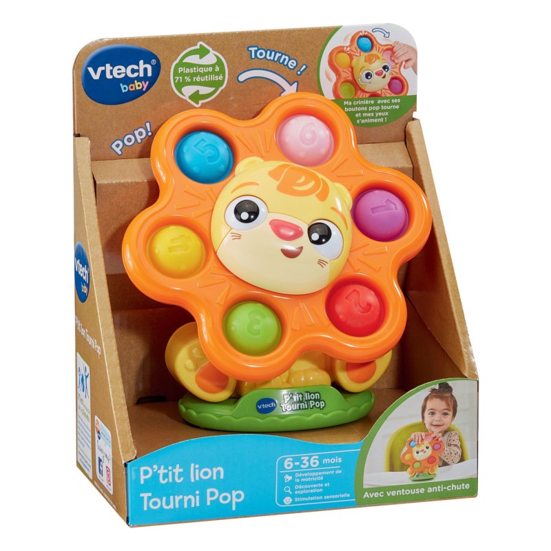VTech Baby P'TIT LION TOURNI POP
