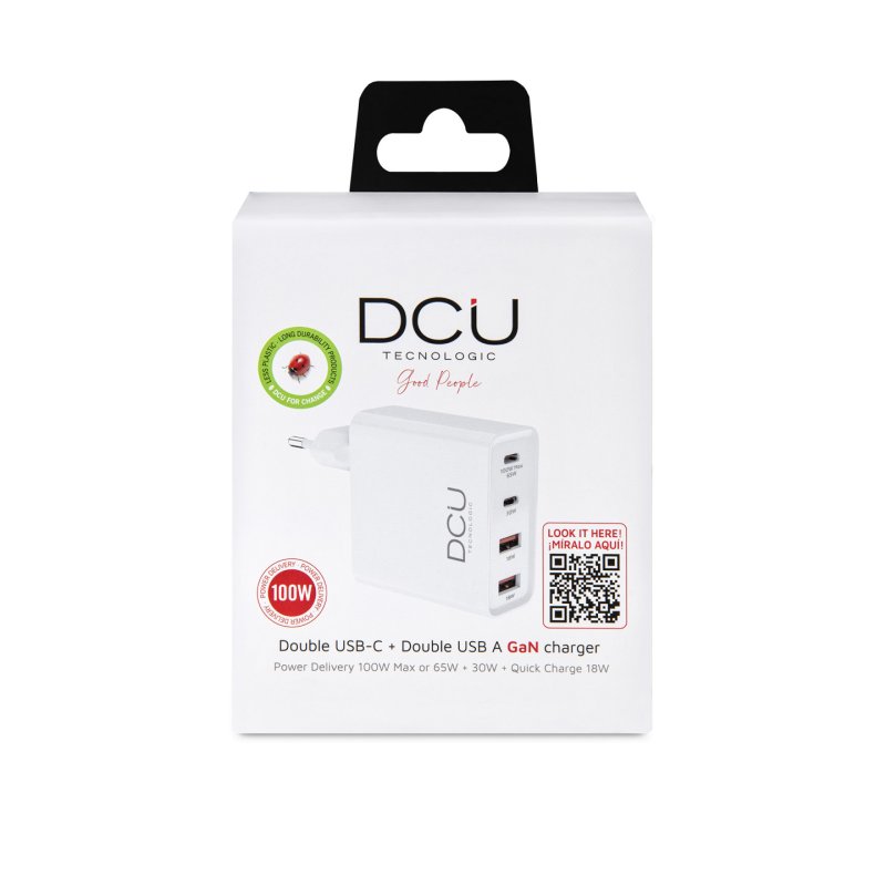 DCU Advance Tecnologic GaN Universal White AC Fast charging Indoor
