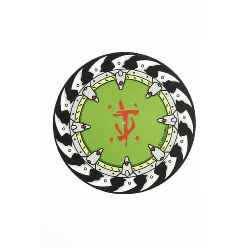 Doom The Dark Ages tapis pour platine vinyle Shield Saw 30 x 30 cm