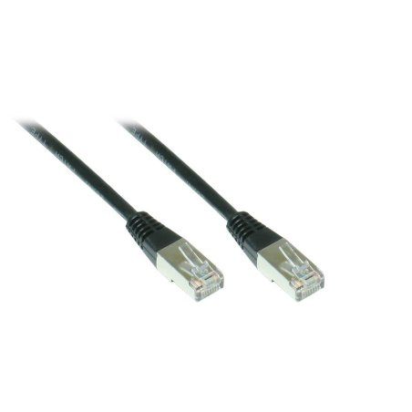 Alcasa 3m Cat5e networking cable Black SF/UTP (S-FTP)