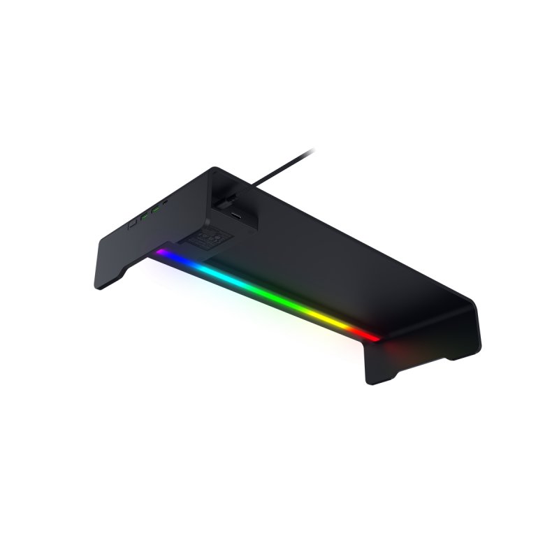 Razer Monitor Stand Chroma - integrierter USB-C-Dock, HDMI Anschluss, mit Razer Chroma Beleuchtung
