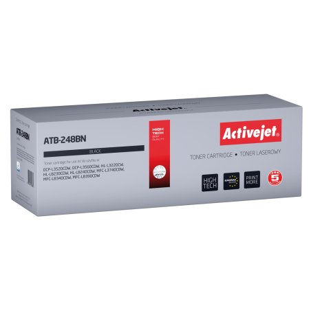 Activejet Toner ATB-248BN pour imprimantes Brother (remplacement Brother TN248BK Supreme 1000 pages noir)