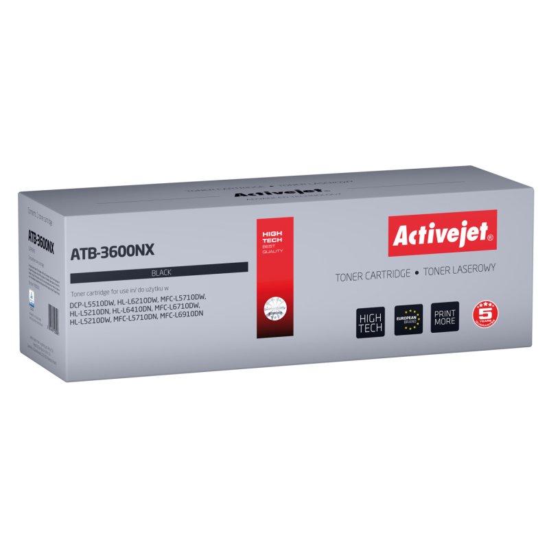 Activejet ATB-3600NX Toner for Brother printers Replacement Brother TN3600XL Supreme 6000 pages black)