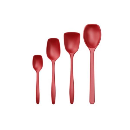 Rosti - NEW Classic kitchen spoons, Set of 4 - Red