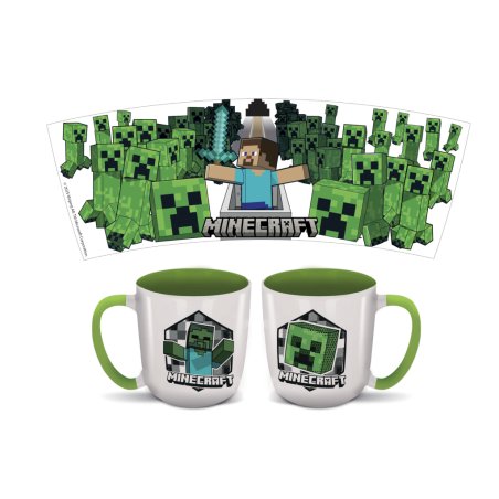 MINECRAFT - Survival Mode - Mug Elite Intérieur Coloré - 384ml