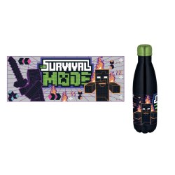 MINECRAFT - Survival Mode - Bouteille en Acier Inoxydable 780ml