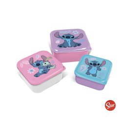 STITCH - Watercolor - Boîtes à Snack - 3 pcs