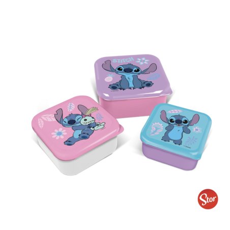 STITCH - Watercolor - Boîtes à Snack - 3 pcs