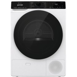 Gorenje DPNA83W sèche-linge Pose libre Charge avant 8 kg A Noir, Blanc