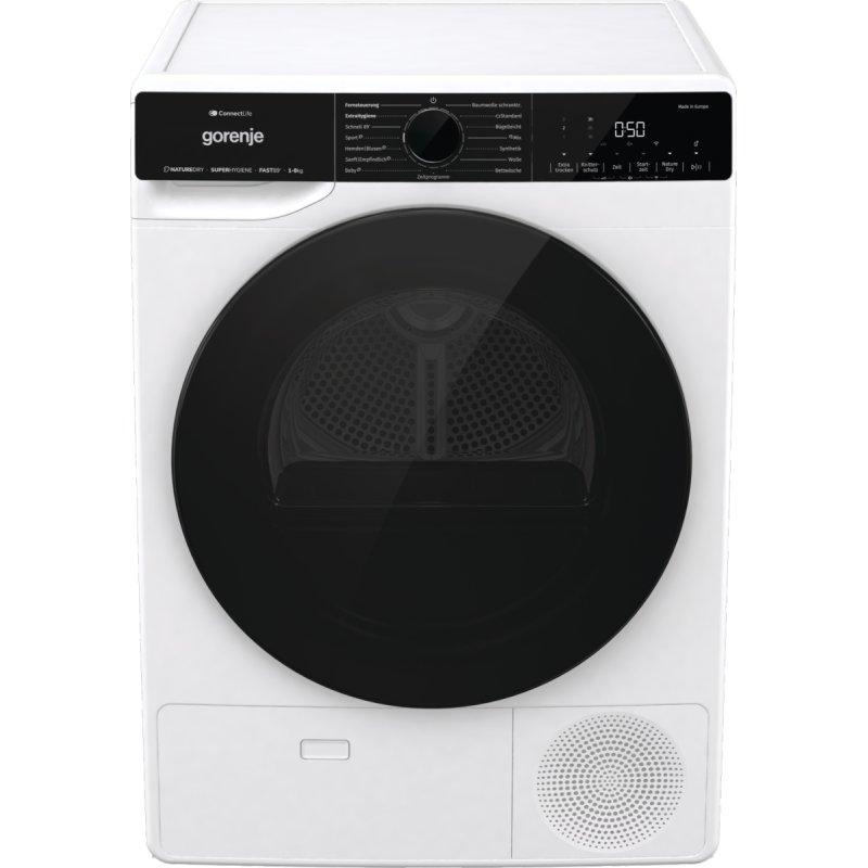 Gorenje DPNA83W tumble dryer Freestanding Front-load 8 kg A Black, White
