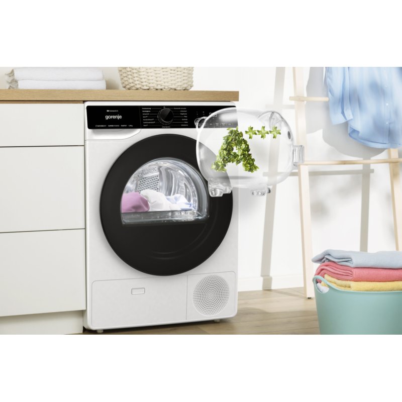 Gorenje DPNA83W tumble dryer Freestanding Front-load 8 kg A Black, White