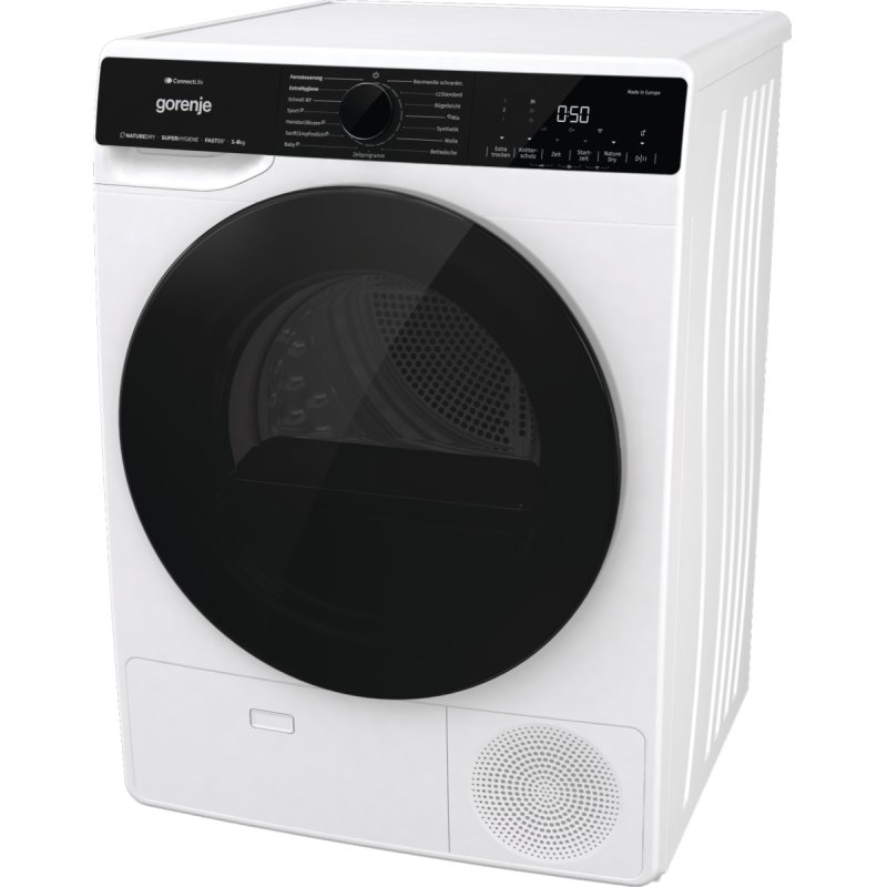 Gorenje DPNA83W tumble dryer Freestanding Front-load 8 kg A Black, White