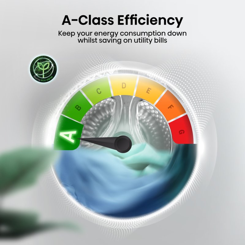 Hisense Waschmaschine WF3S9043BW3 9kg A-30% wh