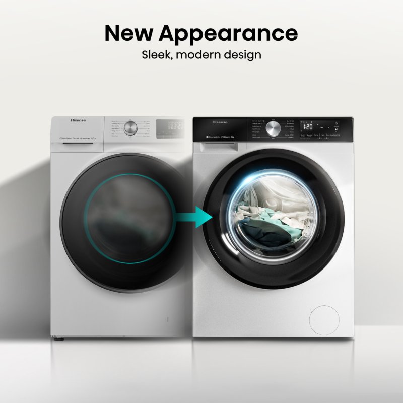 Hisense WF3S9043BW3 washing machine Front-load 9 kg 1400 RPM White