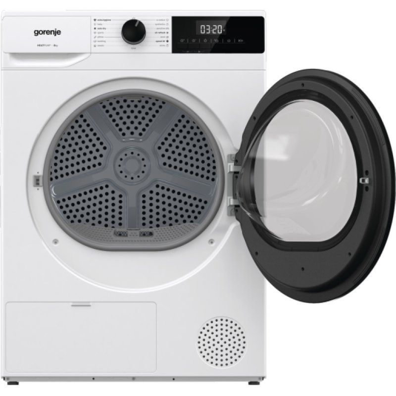 Gorenje DHNE83 sèche-linge Pose libre Charge avant 8 kg A Blanc