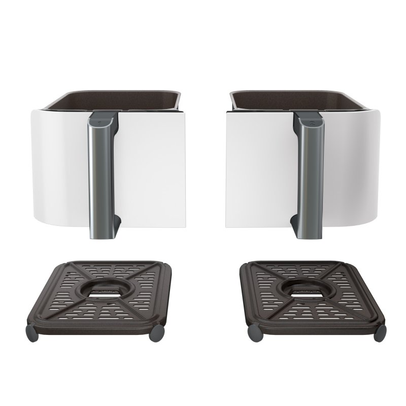 Ninja AF400EU Double 9,5 L Autonome 2470 W Friteuse d’air chaud Blanc