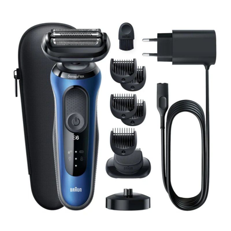 Braun Series 6 61-B4500cs Foil shaver Trimmer Black, Blue