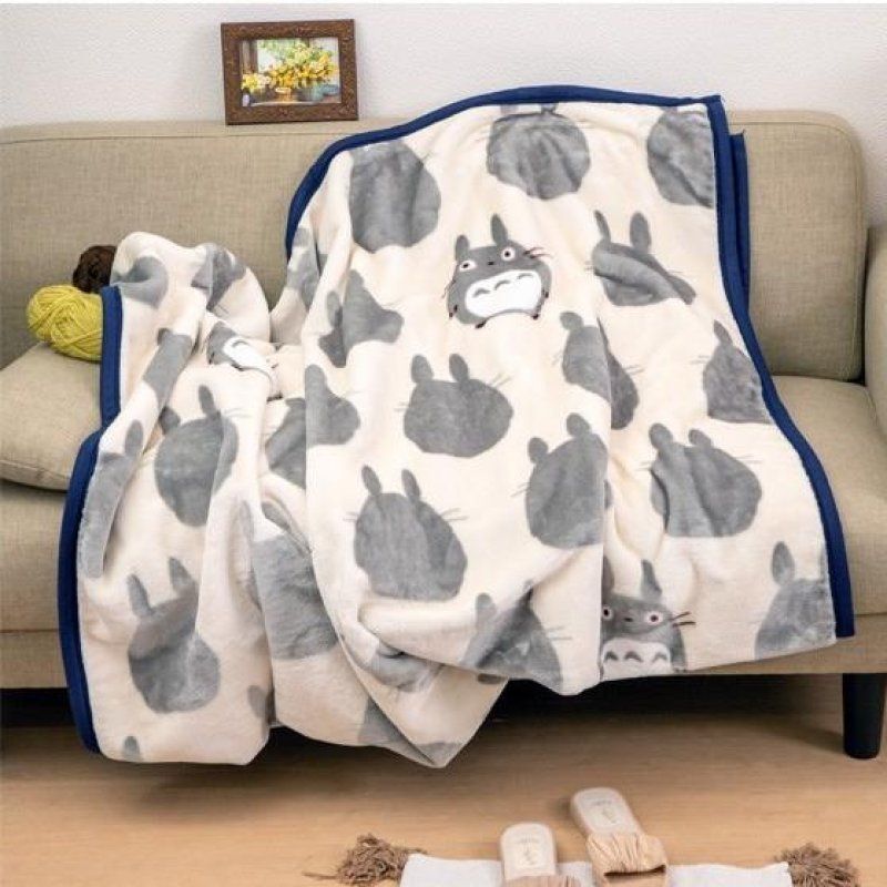 MON VOISIN TOTORO - Totoro Gris - Grande Couverture 200x140cm