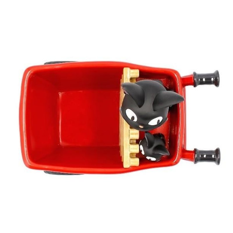KIKI LA PETITE SORCIERE - Jiji chariot rouge - Diorama Planter 11.5cm