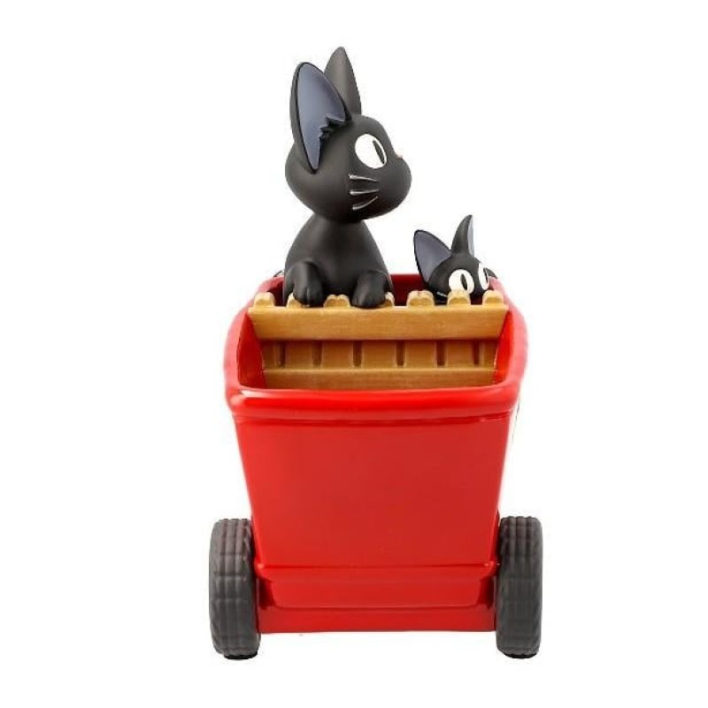 KIKI LA PETITE SORCIERE - Jiji chariot rouge - Diorama Planter 11.5cm
