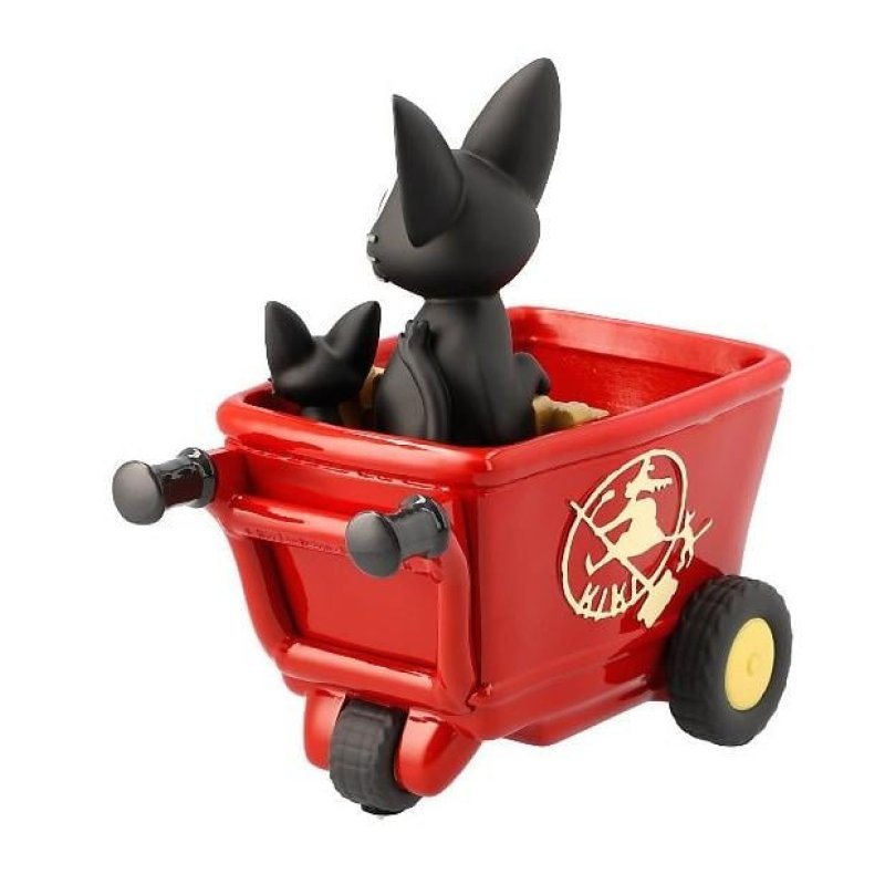 KIKI LA PETITE SORCIERE - Jiji chariot rouge - Diorama Planter 11.5cm