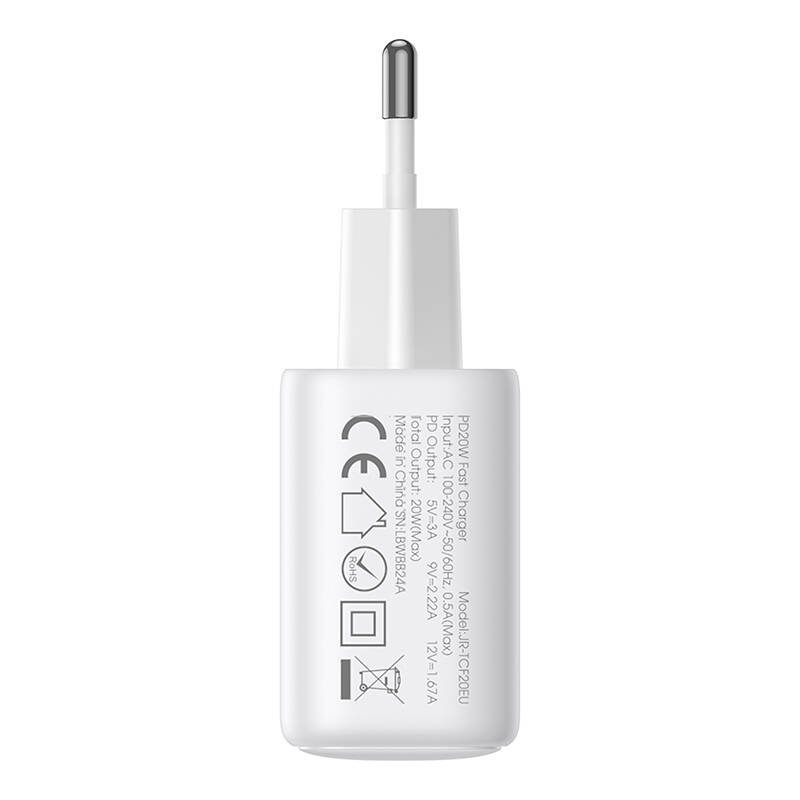 Joyroom JR-TCF21 Dual-Port (A C) Power Charger (white)
