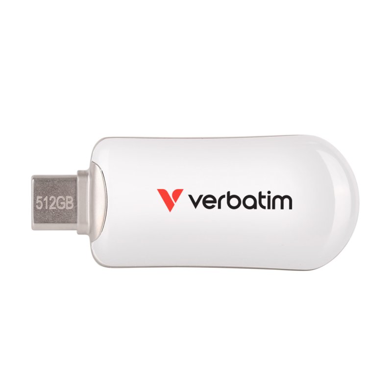 Verbatim 30231 lecteur USB flash 512 Go USB Type-C 3.2 Gen 1 (3.1 Gen 1) Blanc