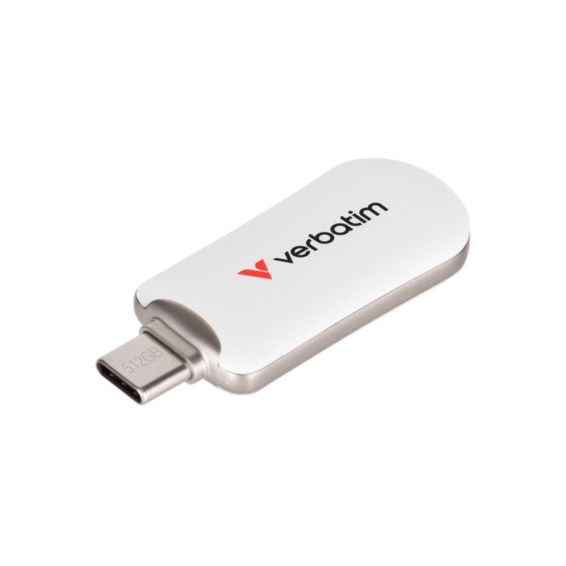 Verbatim Plectra USB-C Flash Drive White 512GB