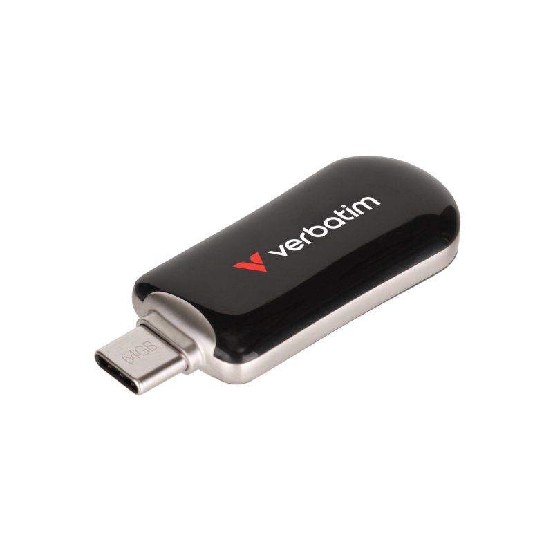 VERBATIM CLE 64GB USB-C PLECTRA NOIR