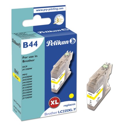 Pelikan B44 Yellow ink cartridge 1 pc(s) Compatible High (XL) Yield