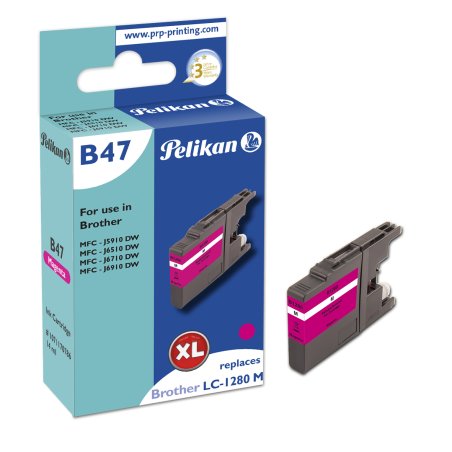 Pelikan B47 Magenta cartouche d'encre 1 pièce(s) Compatible Rendement standard