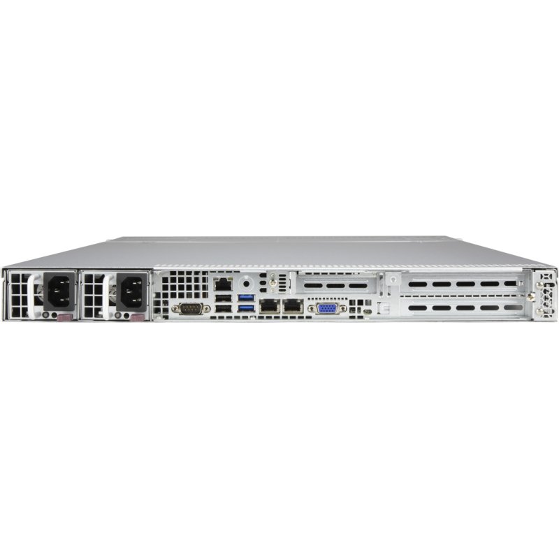 Supermicro CSE-815TQC4-R504WB3 serveur barebone Rack (1 U) Noir