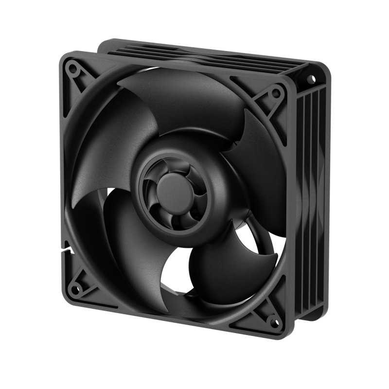 Arctic S12038-8K 12cm PWM Server Fan for Continuous Operation, Black, Dual Ball Bearing, 800-8000 RPM