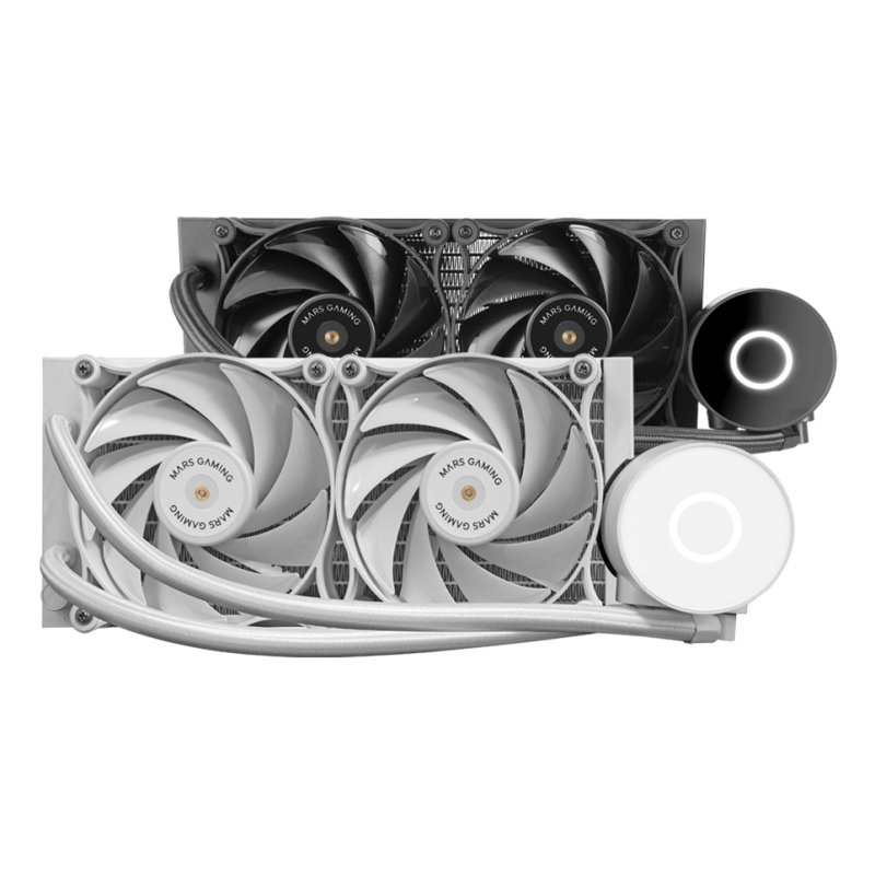 Kit Watercooling AIO Mars Gaming ML-Pro - 240mm (Blanc)