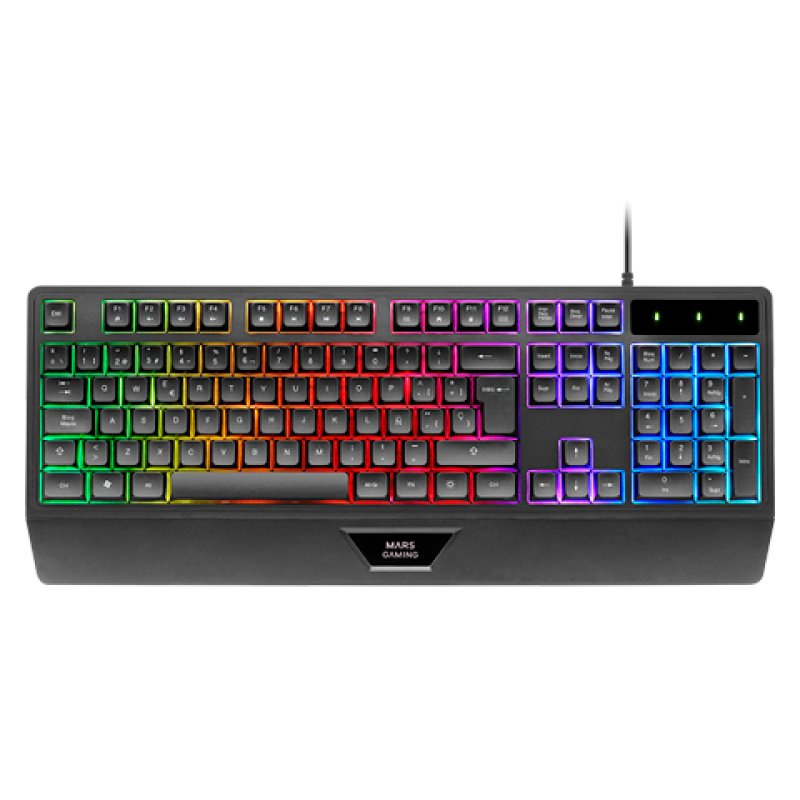 Mars Gaming MK124 keyboard USB French Black