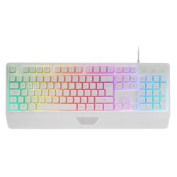 Clavier Gamer Mars Gaming MK124 RGB (Blanc)