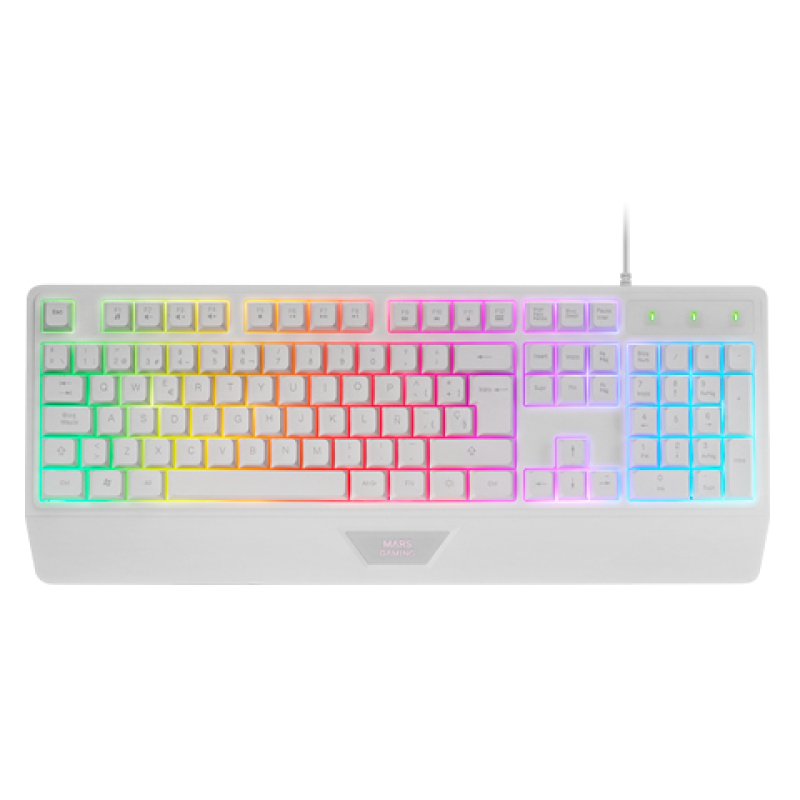 Mars Gaming MK124 keyboard USB French White