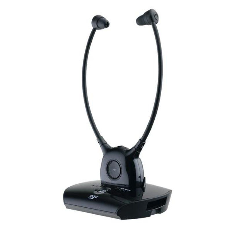 CGV 20853 headphones/headset Wireless In-ear TV Charging stand Black