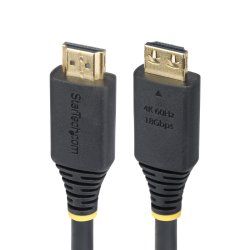 StarTech.com 10ft (3m) High Speed HDMI Cable with Gripping Connectors, 4K 60Hz/1440p 144Hz, HDR10/HDCP 2.2/ARC, 18Gbps,
